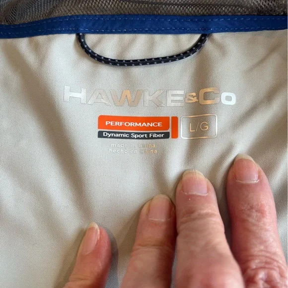 Hawke & Co. Packable Hooded‎ Windbreaker Jacket – Gray – Men’s Large - Picture 8 of 16